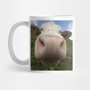 Funny Cow Big Nose Humor Gift Mug